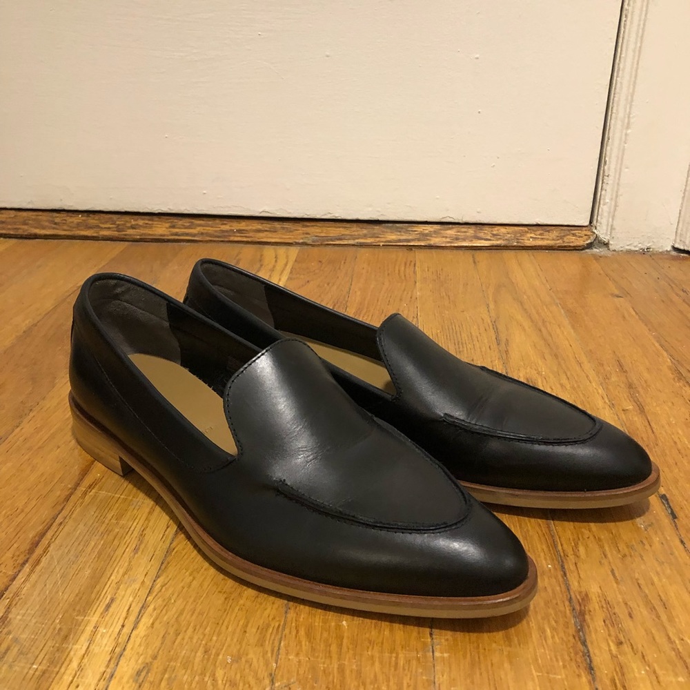 Everlane the Modern Loafer black leather 8.5